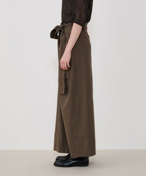 TOMORROWLAND / トゥモローランド ロング・マキシ丈スカート | クレープウールストレッチ ラップマキシスカート | 詳細3