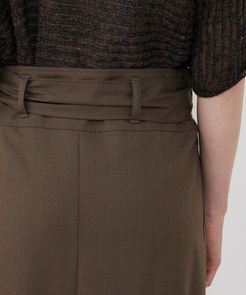 TOMORROWLAND / トゥモローランド ロング・マキシ丈スカート | クレープウールストレッチ ラップマキシスカート | 詳細6