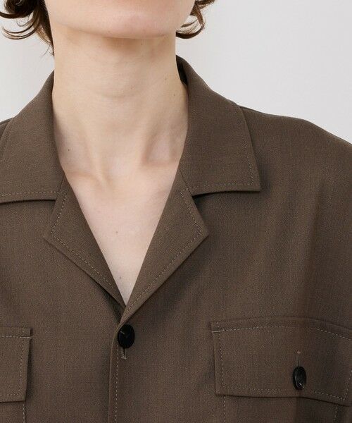 TOMORROWLAND / トゥモローランド サロペット・オールインワン | クレープウールストレッチ ジャンプスーツ | 詳細4