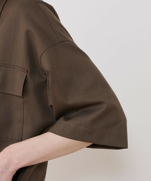 TOMORROWLAND / トゥモローランド サロペット・オールインワン | クレープウールストレッチ ジャンプスーツ | 詳細5