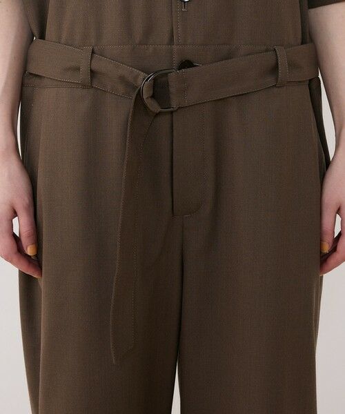 TOMORROWLAND / トゥモローランド サロペット・オールインワン | クレープウールストレッチ ジャンプスーツ | 詳細6