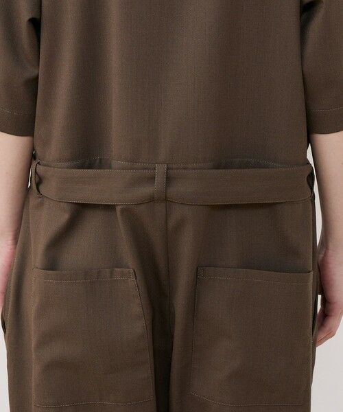 TOMORROWLAND / トゥモローランド サロペット・オールインワン | クレープウールストレッチ ジャンプスーツ | 詳細7