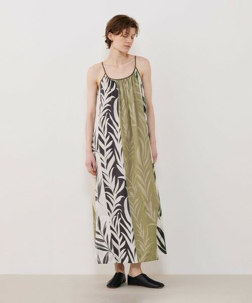 TOMORROWLAND / トゥモローランド ロング・マキシ丈ワンピース | コースタルフローラプリント ギャザーキャミソールワンピース | 詳細1