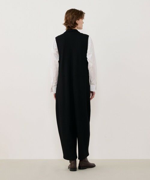 TOMORROWLAND / トゥモローランド サロペット・オールインワン | ウールミルドスムース ジャンプスーツ | 詳細3