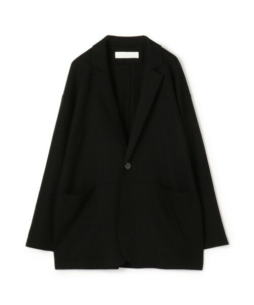 TOMORROWLAND/トゥモローランド ウールミルドスムース チェスタージャケット 19 ブラック F TOMORROWLAND/トゥモローランド ウールミルドスムース チェスタージャケット 19 ブラック F