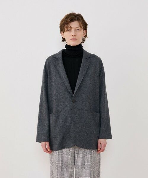 TOMORROWLAND / トゥモローランド テーラードジャケット | ウールミルドスムース チェスタージャケット | 詳細2