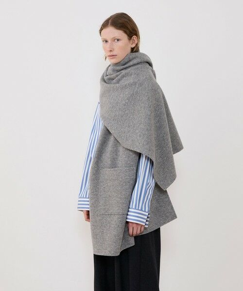 TOMORROWLAND / トゥモローランド その他アウター | ウールジャージーリバー ウェアラブルストール | 詳細10