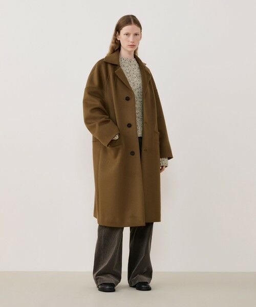 TOMORROWLAND / トゥモローランド その他アウター | ウールダブルフェイス オーバルロングコート | 詳細1