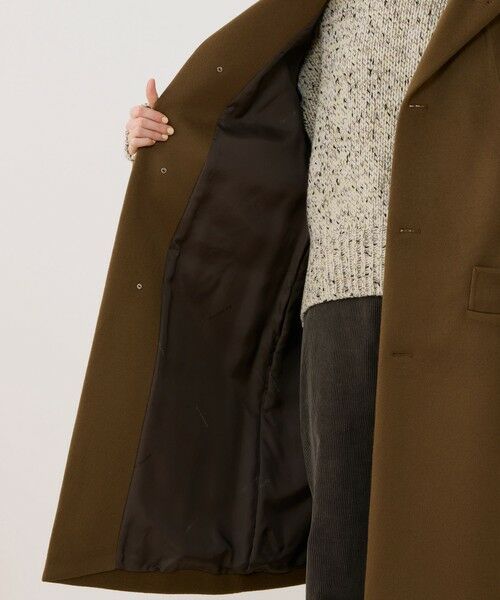 TOMORROWLAND / トゥモローランド その他アウター | ウールダブルフェイス オーバルロングコート | 詳細5