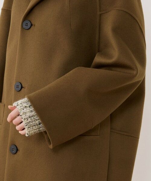 TOMORROWLAND / トゥモローランド その他アウター | ウールダブルフェイス オーバルロングコート | 詳細7