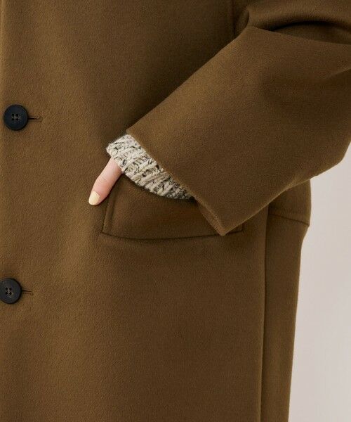 TOMORROWLAND / トゥモローランド その他アウター | ウールダブルフェイス オーバルロングコート | 詳細8