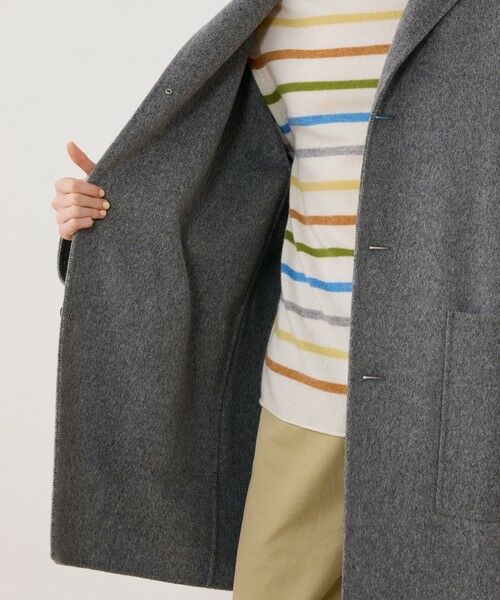 TOMORROWLAND / トゥモローランド その他アウター | ウールダブルフェイス キモノスリーブコート | 詳細5