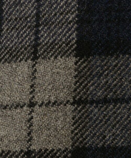 TOMORROWLAND / トゥモローランド ステンカラーコート | タータンウールツイード バルカラーコート | 詳細10