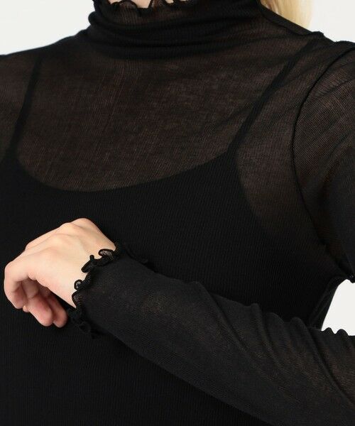 TOMORROWLAND / トゥモローランド カットソー（半袖以外） | HAKUJI シアーリブ タートルネックプルオーバー | 詳細7