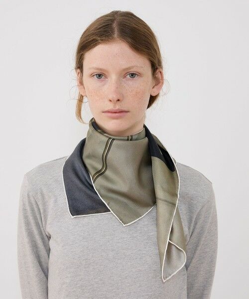 TOMORROWLAND / トゥモローランド バンダナ・スカーフ | MESKO STUDIO プリントスカーフ | 詳細1