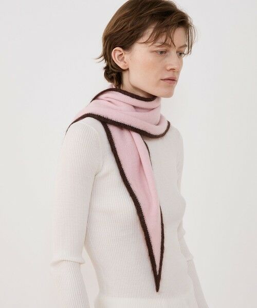 TOMORROWLAND / トゥモローランド マフラー・ショール・スヌード・ストール | ASAUCE MELER カシミヤ トライアングルストール | 詳細1