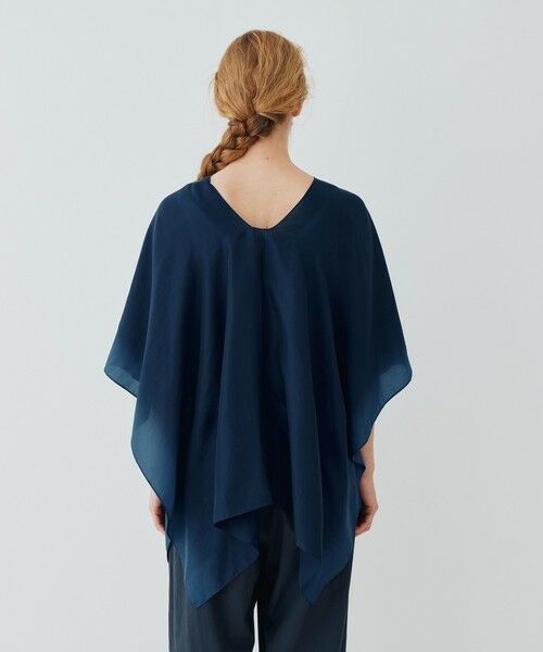 セール】 IKORRE TIE DYED PONCHO （シャツ・ブラウス