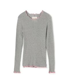 TOMORROWLAND / トゥモローランド Tシャツ | 【別注】V::room コットンリブ ラウンドネックプルオーバー