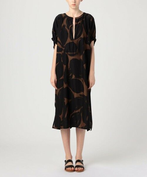 TOMORROWLAND / トゥモローランド ミニ丈・ひざ丈ワンピース | HAVERSACK ボタニカルプリントワンピース | 詳細1