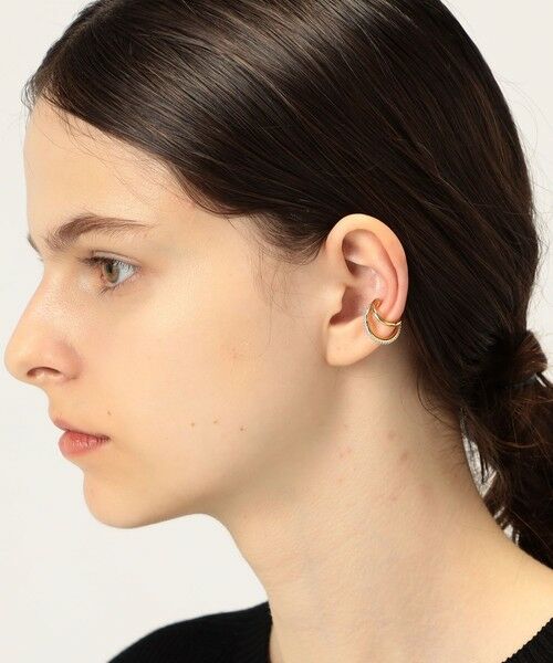 TOMORROWLAND / トゥモローランド ピアス・イヤリング | Otiumberg. Pave Double 片耳イヤーカフ | 詳細1