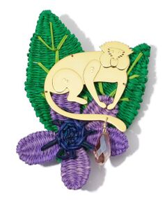 TOMORROWLAND / トゥモローランド ブローチ・コサージュ | Mercedes Salazar Monkey Purple ブローチ