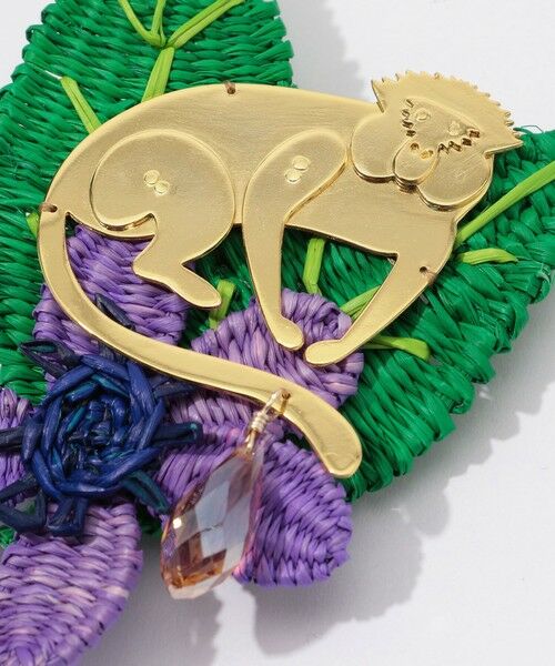 TOMORROWLAND / トゥモローランド ブローチ・コサージュ | Mercedes Salazar Monkey Purple ブローチ | 詳細3