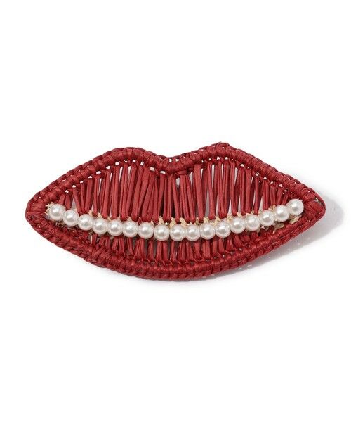 TOMORROWLAND/トゥモローランド Mercedes Salazar Smile ブローチ 36 レッド系 F TOMORROWLAND/トゥモローランド Mercedes Salazar Smile ブローチ 36 レッド系 F