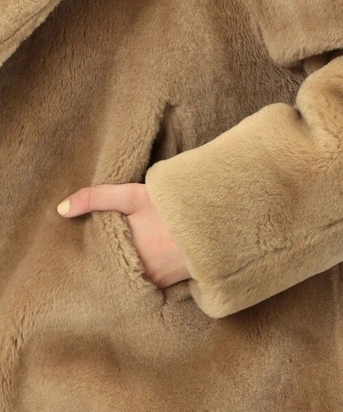 TOMORROWLAND / トゥモローランド その他アウター | MARTIN GRANT A LINE SHEARLING FUR コート | 詳細10