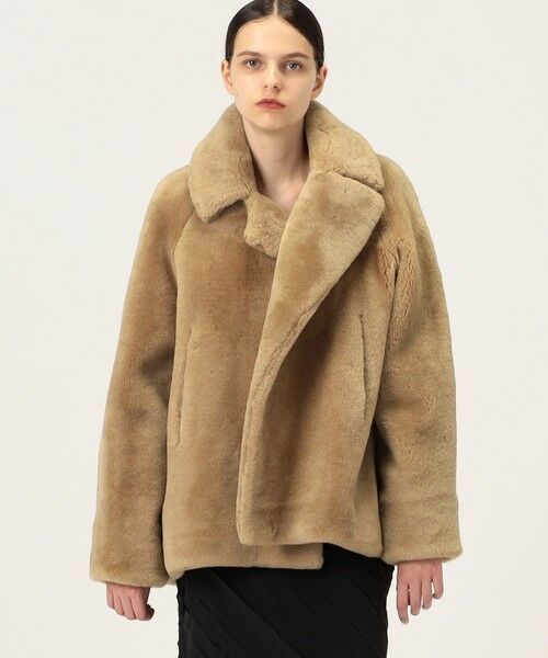 TOMORROWLAND / トゥモローランド その他アウター | MARTIN GRANT A LINE SHEARLING FUR コート | 詳細2