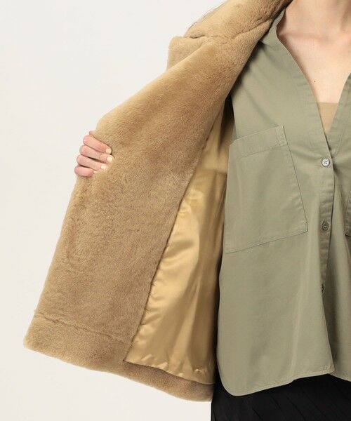 TOMORROWLAND / トゥモローランド その他アウター | MARTIN GRANT A LINE SHEARLING FUR コート | 詳細5