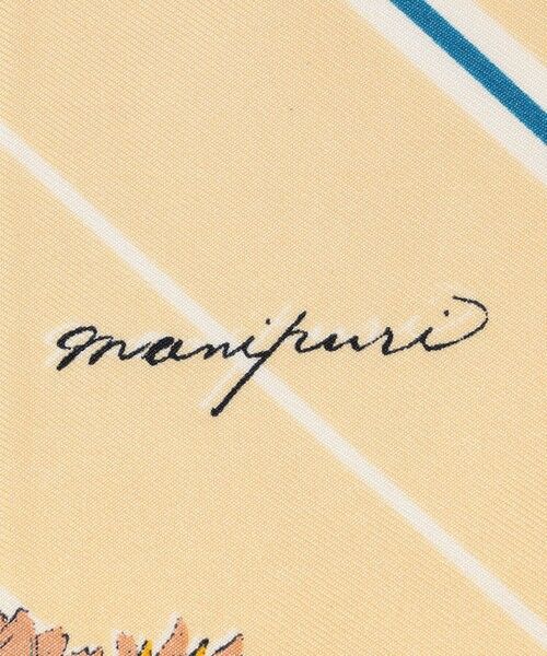 TOMORROWLAND / トゥモローランド バンダナ・スカーフ | manipuri FLOWER STRIPE スカーフ | 詳細5