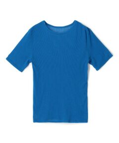 TOMORROWLAND / トゥモローランド Tシャツ | シアーストライプ ハーフスリーブトップス