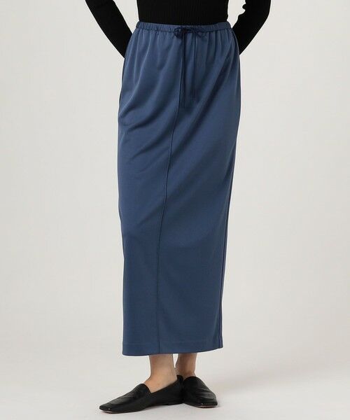 TOMORROWLAND / トゥモローランド ロング・マキシ丈スカート | サテンダンボール ペンシルスカート | 詳細2