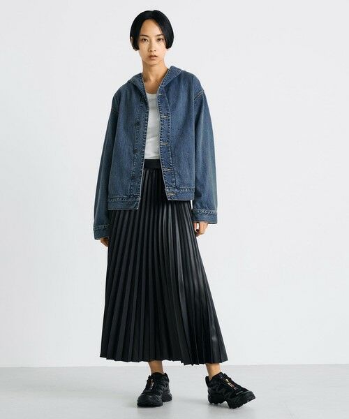 TOMORROWLAND / トゥモローランド Gジャン・デニムジャケット | エッセンシャルデニム フーデットブルゾン | 詳細1