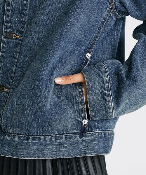 TOMORROWLAND / トゥモローランド Gジャン・デニムジャケット | エッセンシャルデニム フーデットブルゾン | 詳細10