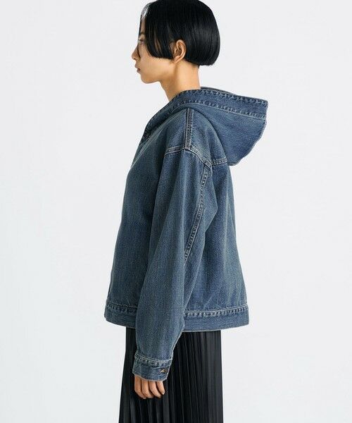TOMORROWLAND / トゥモローランド Gジャン・デニムジャケット | エッセンシャルデニム フーデットブルゾン | 詳細3