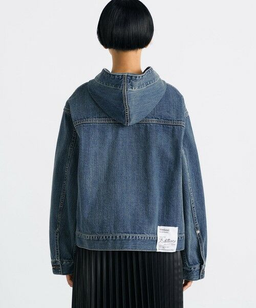 TOMORROWLAND / トゥモローランド Gジャン・デニムジャケット | エッセンシャルデニム フーデットブルゾン | 詳細4