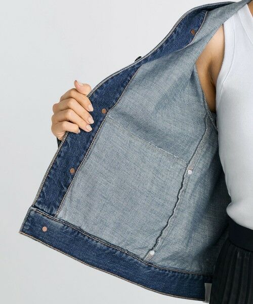 TOMORROWLAND / トゥモローランド Gジャン・デニムジャケット | エッセンシャルデニム フーデットブルゾン | 詳細5