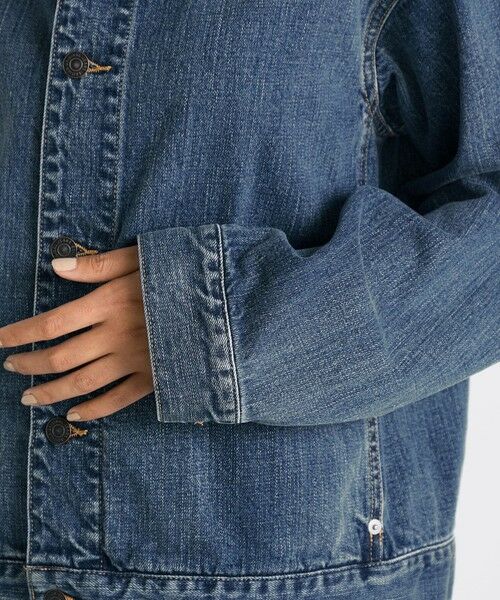 TOMORROWLAND / トゥモローランド Gジャン・デニムジャケット | エッセンシャルデニム フーデットブルゾン | 詳細8