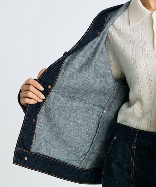 TOMORROWLAND / トゥモローランド Gジャン・デニムジャケット | ワンウオッシュ エッセンシャルデニム フーデットブルゾン | 詳細5