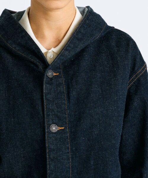 TOMORROWLAND / トゥモローランド Gジャン・デニムジャケット | ワンウオッシュ エッセンシャルデニム フーデットブルゾン | 詳細6