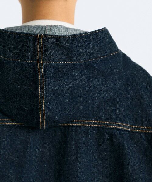 TOMORROWLAND / トゥモローランド Gジャン・デニムジャケット | ワンウオッシュ エッセンシャルデニム フーデットブルゾン | 詳細7