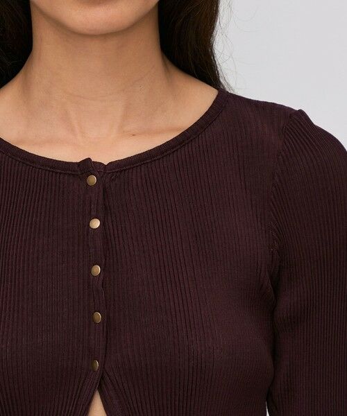 TOMORROWLAND / トゥモローランド カーディガン・ボレロ | プリーツコットン ショートカーディガン | 詳細5