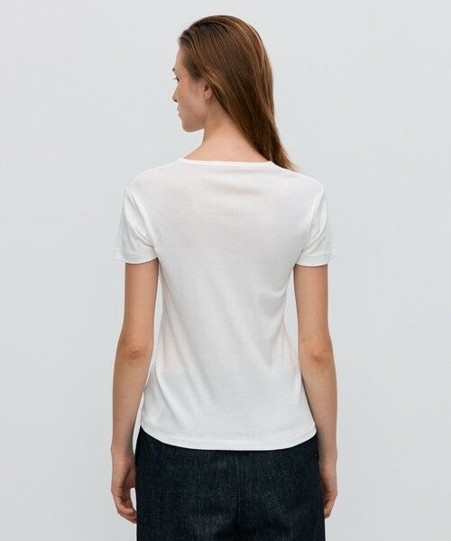 TOMORROWLAND / トゥモローランド Tシャツ | シーアイランドコットン ベーシックハーフカットソー | 詳細4