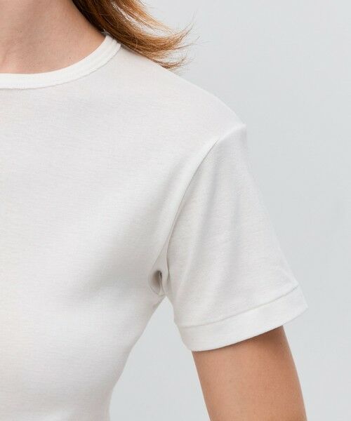 TOMORROWLAND / トゥモローランド Tシャツ | シーアイランドコットン ベーシックハーフカットソー | 詳細7