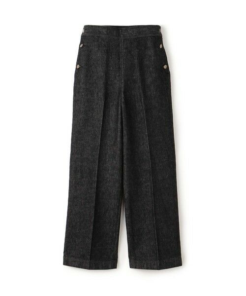 TOMORROWLAND/トゥモローランド ブラックデニム セーラーパンツ 19 ブラック 36(9号)