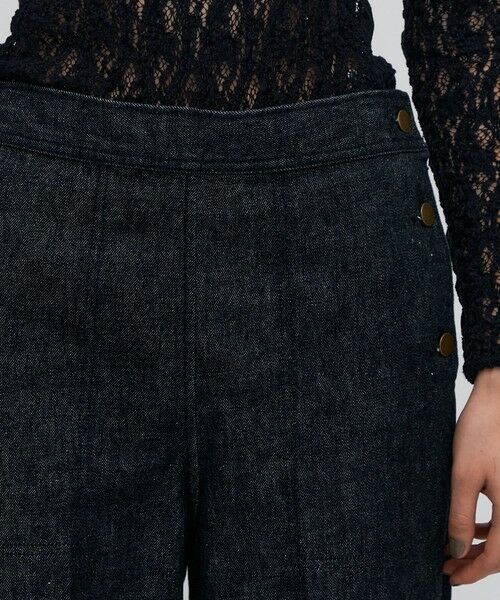 TOMORROWLAND / トゥモローランド デニムパンツ | ブラックデニム セーラーパンツ | 詳細6