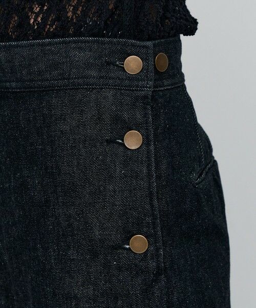 TOMORROWLAND / トゥモローランド デニムパンツ | ブラックデニム セーラーパンツ | 詳細8