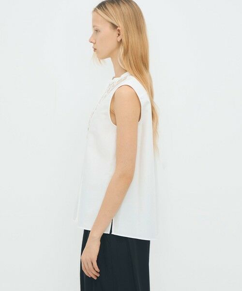 TOMORROWLAND / トゥモローランド シャツ・ブラウス | フレンチレースコンビ ボザムシャツ | 詳細3