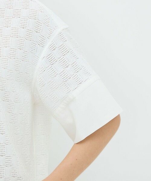 TOMORROWLAND / トゥモローランド シャツ・ブラウス | コットンスクエアレース ハーフスリーブシャツ | 詳細6